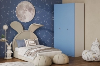 Банни-3 Пастельно-Синий