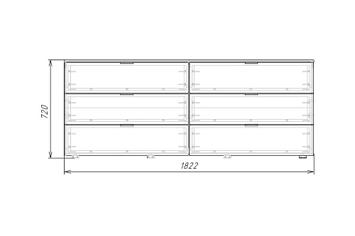 Комод Салерно 6 Белый - фото 4