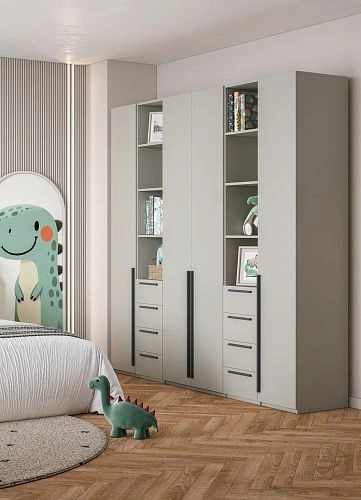 Шкаф распашной Хейсон-16 Кашемир Черный - фото 2