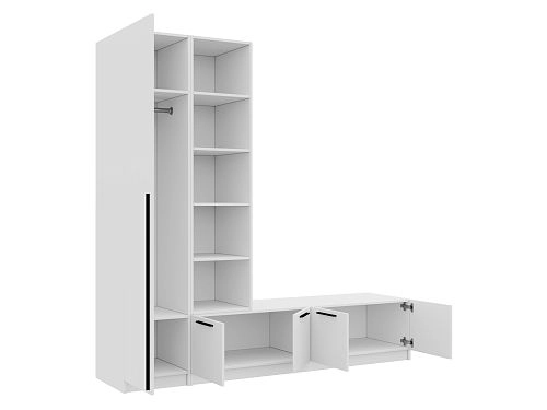 Стенка Лорена Пакс ТВ-стенка 11 Белый - фото 2