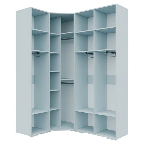 Шкаф угловой Калифорния-Стиль-11 Сумеречный Голубой - фото 2