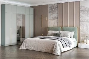 Солфорд 6 с антресолью с зеркалами Зеленый айсберг