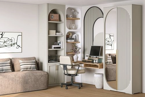 Шкаф распашной Брей-1.1 Кашемир - фото 1