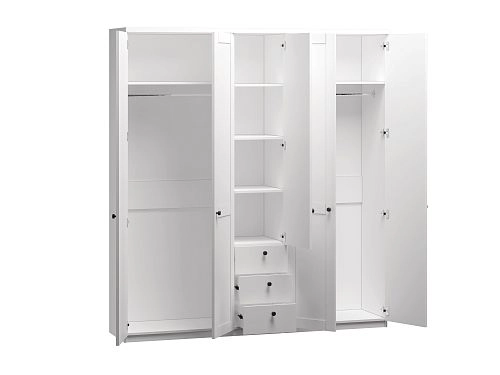 Шкаф распашной София РАХ-13 МДФ Белый - фото 4