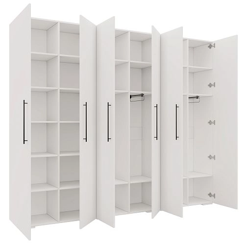 Шкаф распашной Калифорния-Стиль-14 Белый - фото 2