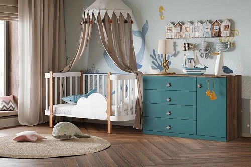 Комод Скарабей-2 Аквамарин - фото 1