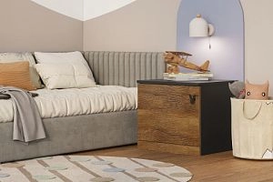 прикроватная Банни-1 Дуб Мореный