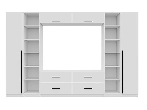 Стенка Лорена Пакс ТВ-стенка 1 Белый - фото 3