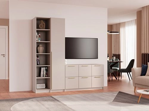 Стенка Лорена Пакс ТВ-стенка 12 Кашемир - фото 1