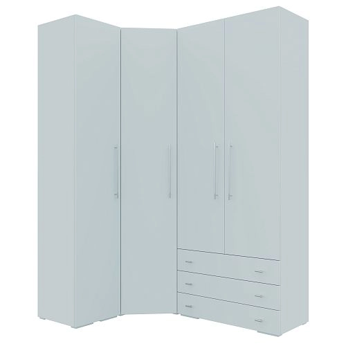 Шкаф угловой Калифорния-Стиль-13 Сумеречный Голубой - фото 3