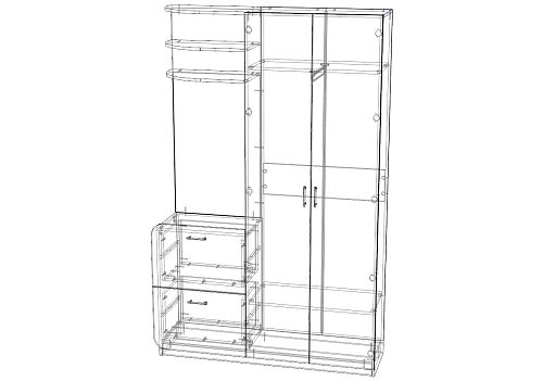 Прихожая Модерн-3 МДФ - фото 3