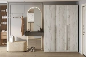 Лорена Бест-3 Дуб Крафт Белый