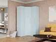 Шкаф угловой Калифорния-Стиль-10 Сумеречный Голубой