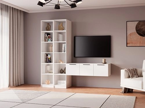 Стенка Лорена Пакс ТВ-стенка 20 Белый - фото 1