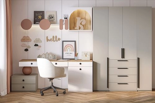 Шкаф распашной Хейсон-5 Кашемир Черный - фото 1