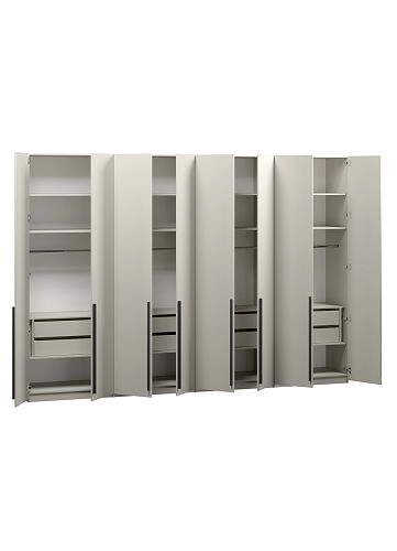 Шкаф распашной Хейсон-19 Кашемир Черный - фото 4