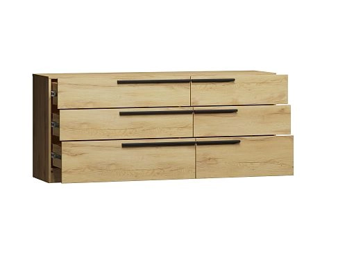 Комод Лорена Пакс-3 Дуб Золотистый - фото 3