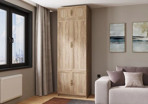 Шкаф распашной Карлос-039 Дуб Сонома - фото 1