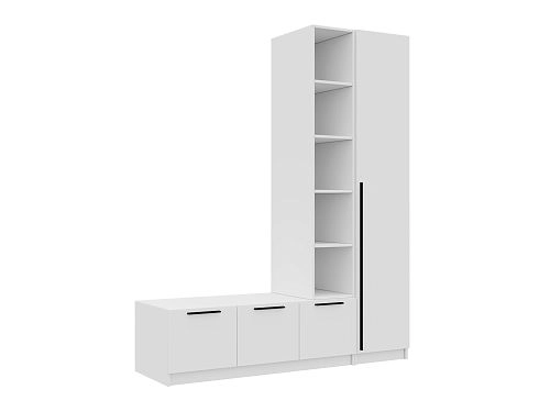 Стенка Лорена Пакс ТВ-стенка 15 Белый - фото 4