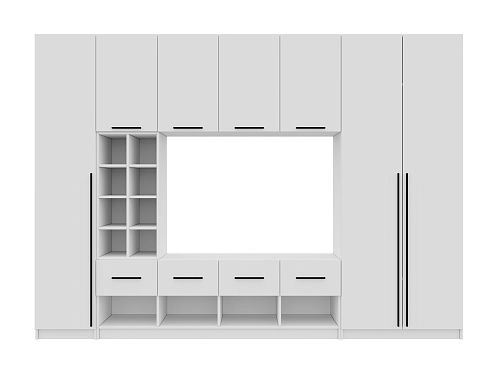 Стенка Лорена Пакс ТВ-стенка 22 Белый - фото 3