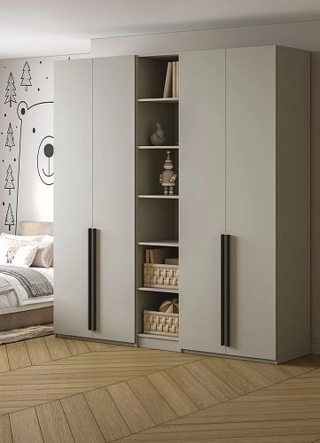 Шкаф распашной Хейсон-17 Кашемир Черный - фото 2