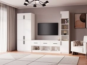 Лорена Пакс ТВ-стенка 7 Белый