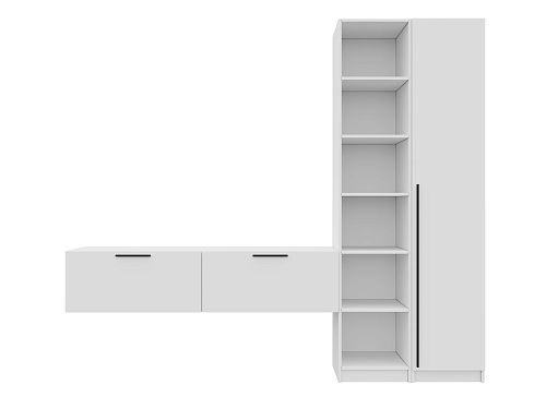 Стенка Лорена Пакс ТВ-стенка 10 Белый - фото 3