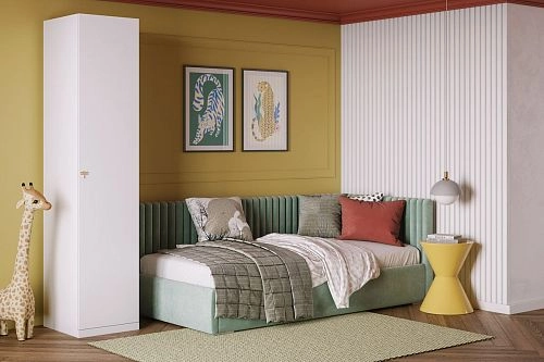 Шкаф распашной Стрекоза-1 Белый - фото 1