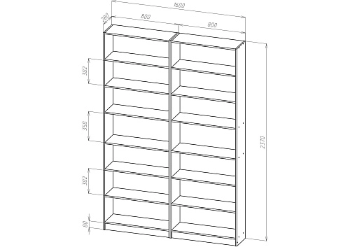 Стеллаж Билли-16 - фото 3