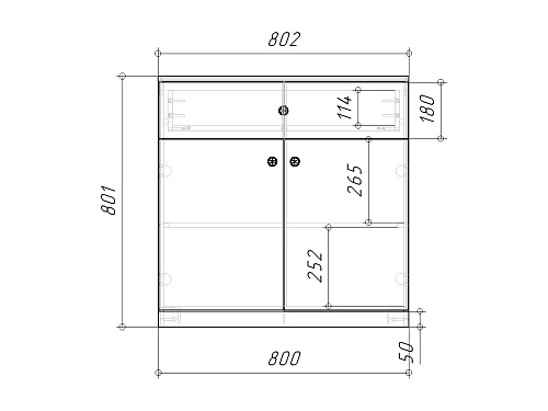 Комод Банни-1 Черный Агат - фото 4