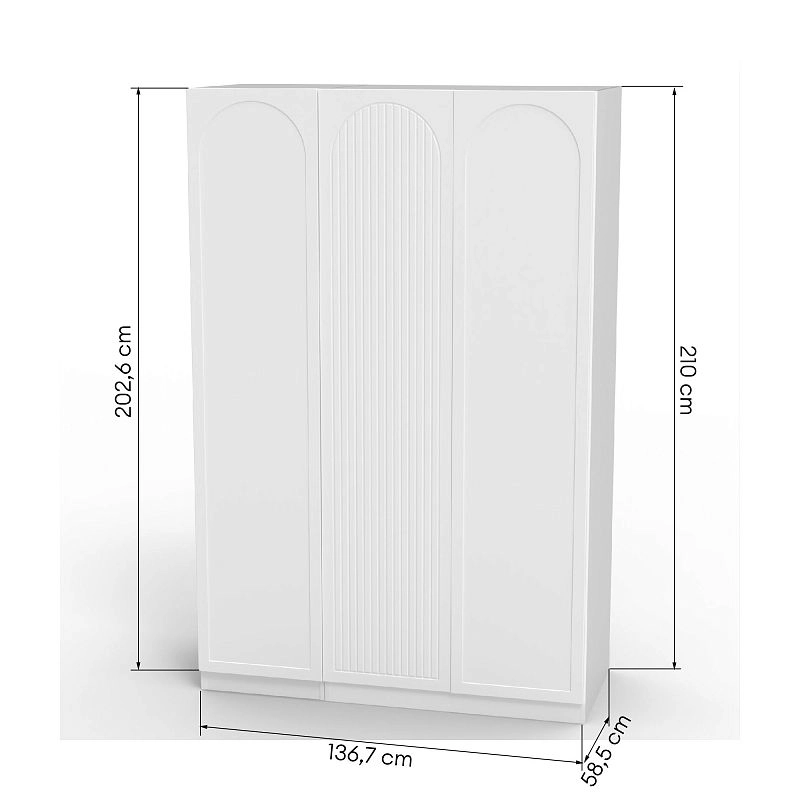 Шкаф распашной Нероли Пуш 3.3 - фото 4