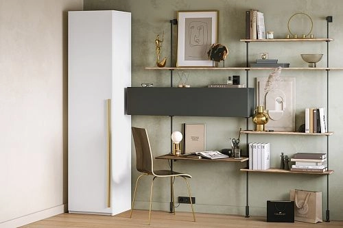 Шкаф распашной Лорена Хит-1 Белый - фото 1